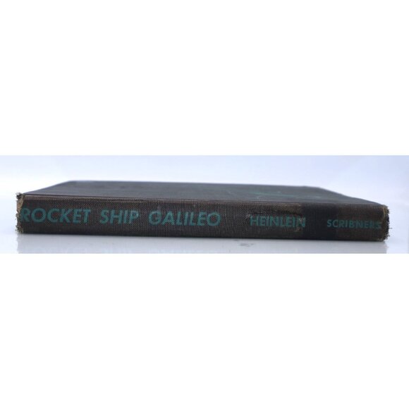Rocket Ship Galileo Robert A. Heinlein 1947 Hardcover First Edition Library Copy - Picture 6 of 6